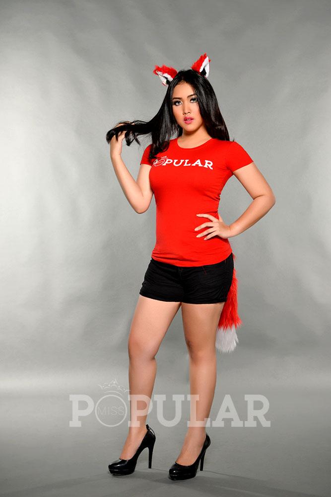 kumpulan model-model indonesia popular: Alexis shanaz popular magazine 2016