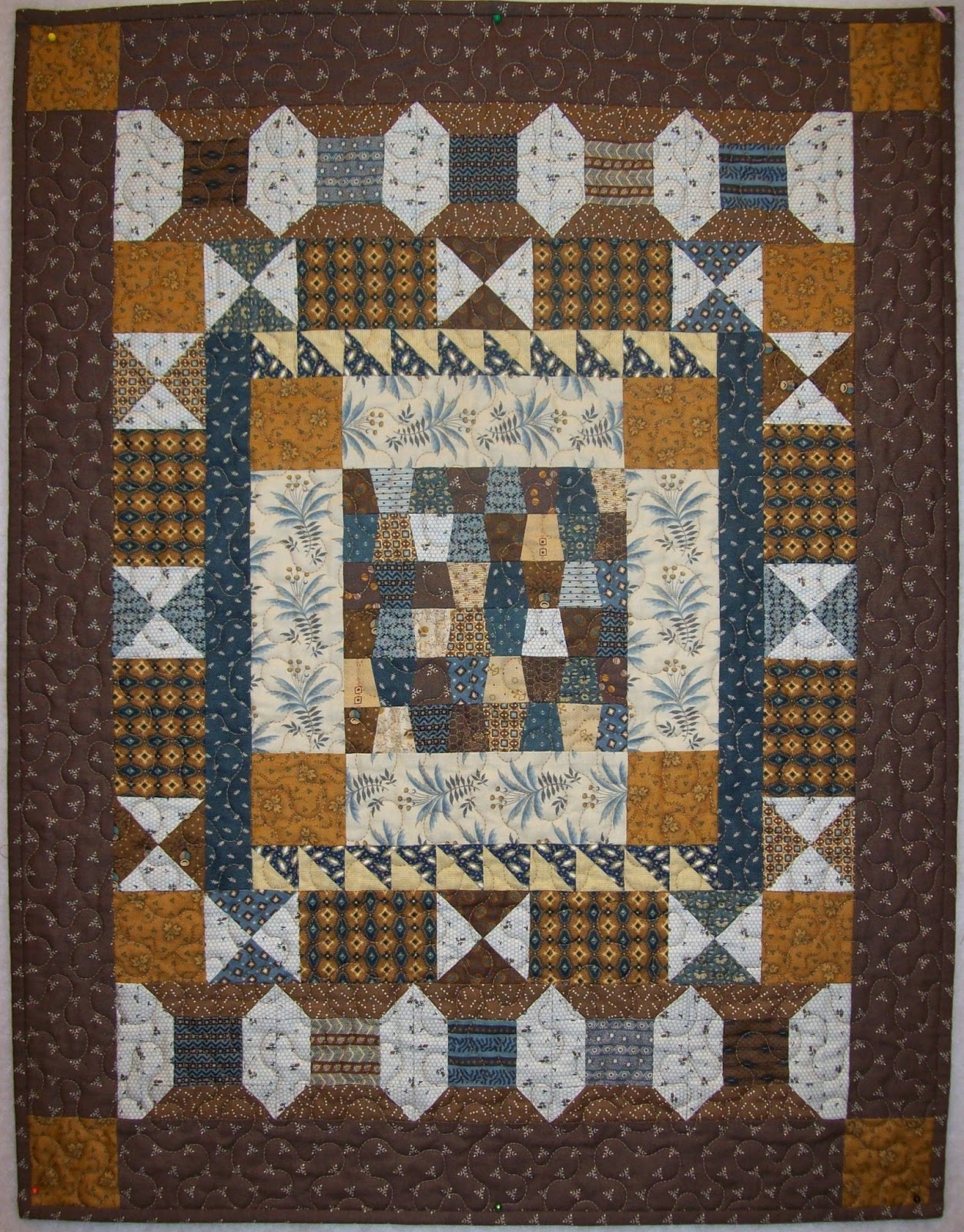 Thimble Chatter Thimble SIX Medallion Quilt Step SIX