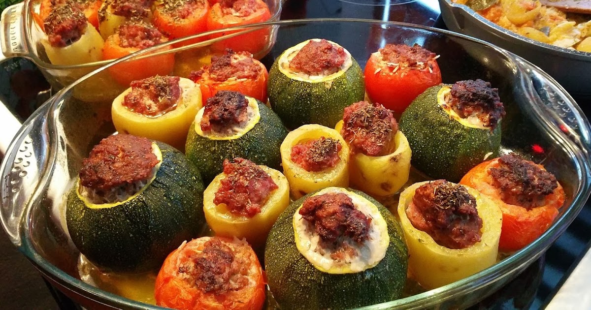 Fantástica história de legumes recheados.