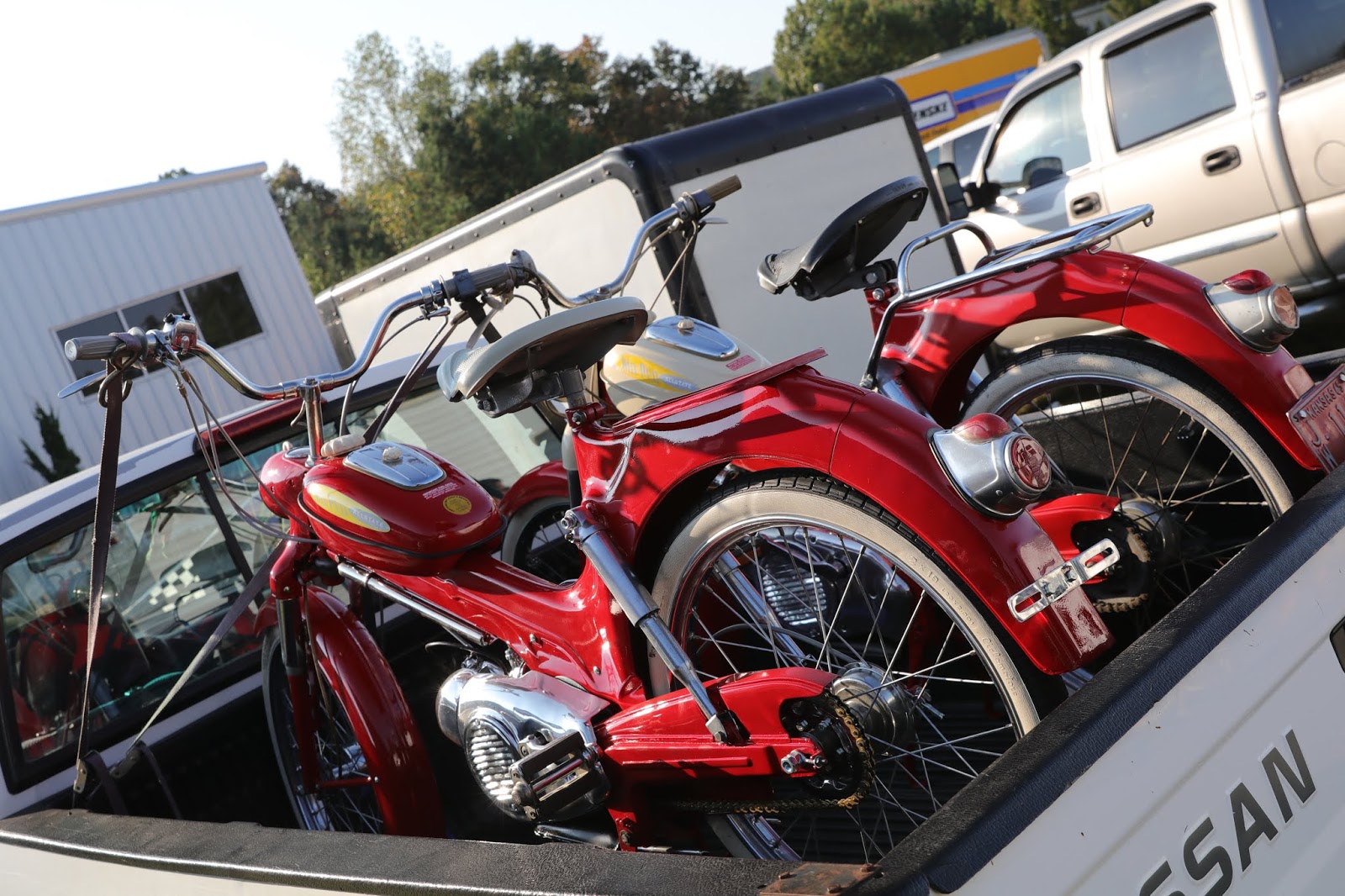 OldMotoDude Pair of Allstate Mopeds spotted at the Barber Vintage