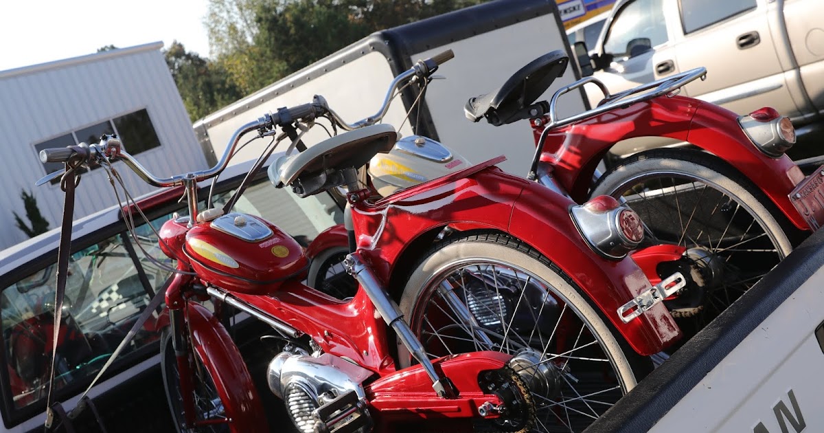 OldMotoDude Pair of Allstate Mopeds spotted at the Barber Vintage