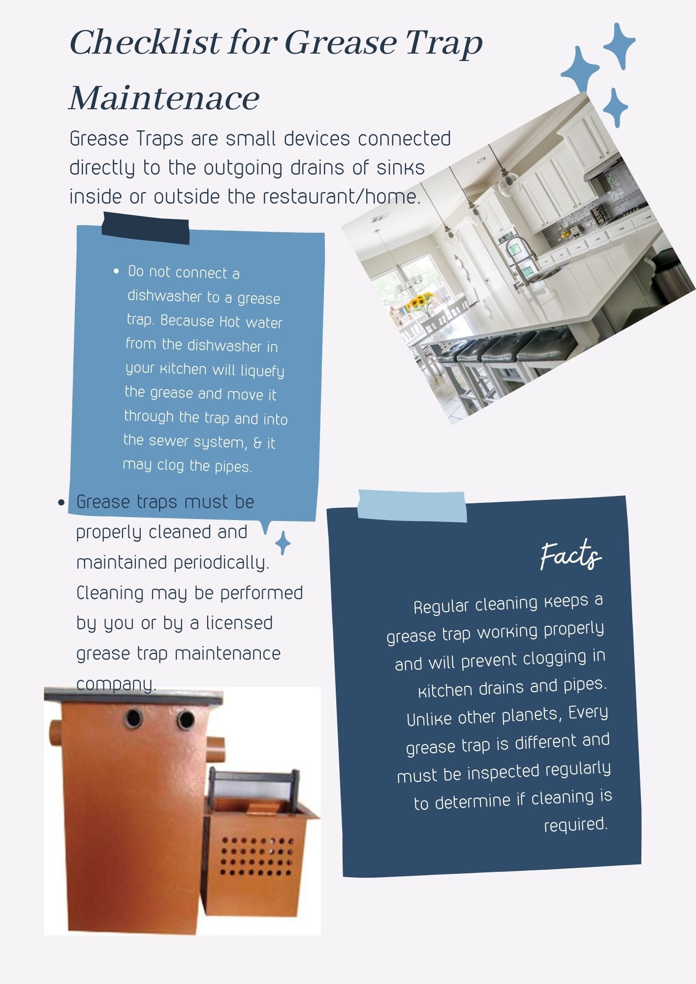 Easy Checklist For Grease Trap Maintenance