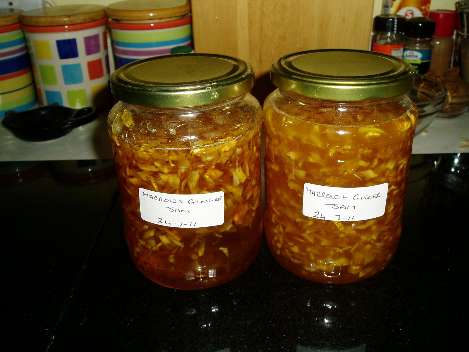 Bulgarian Village Recipe's Marrow, Ginger & Lemon Jam