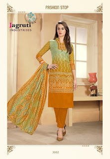 Jagruti Bandhani print vol 3 Cotton dress material