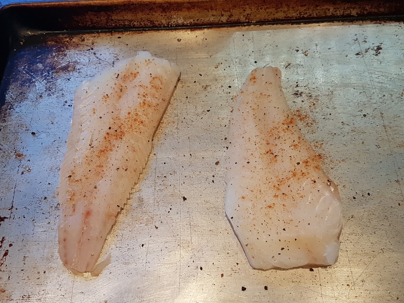 Almost Wasted: Baked Cod with Crispy Gnocchi, Green Beans, Grape
