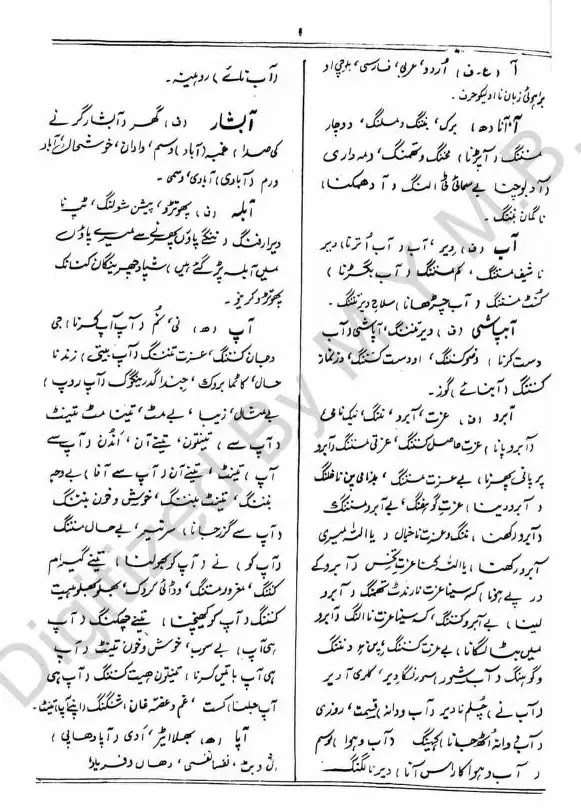 Urdu Brahvi Dictionary PDF