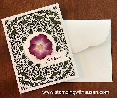 Stampin' Up!, Pressed Petals, Bird Ballad Laser cut Cards & Tin, www.stampingwithsusan.com