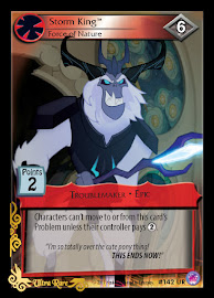 My Little Pony Storm King, Force of Nature Seaquestria and Beyond CCG Card