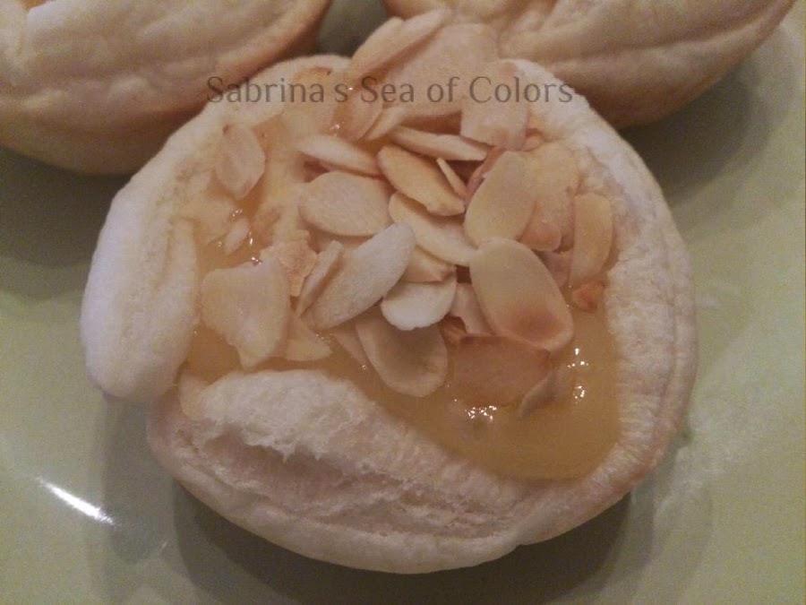 hojaldres rellenos con lemon curd