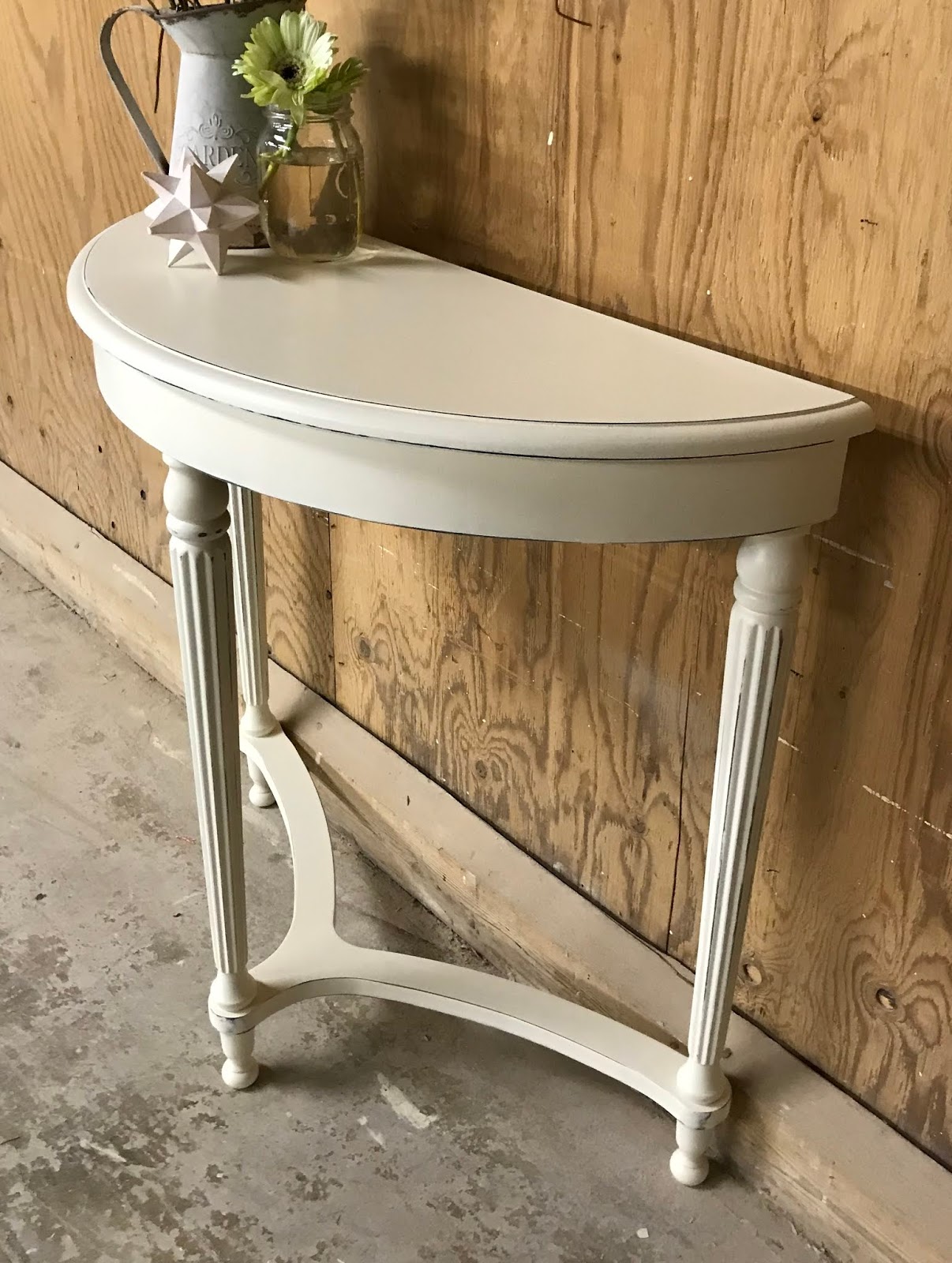 Better Than New Just the Best Half Moon Table