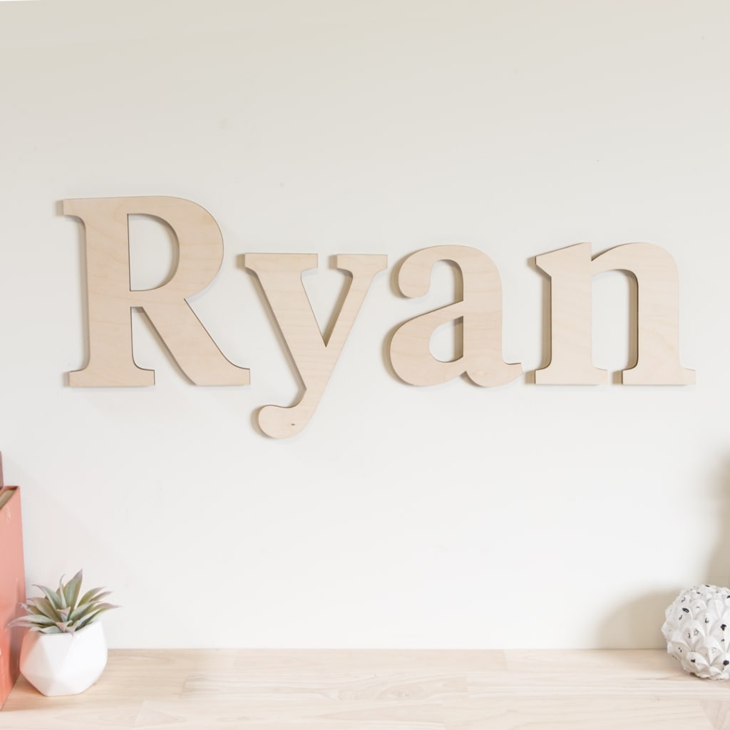 Wooden Letters For Wall Thankyou Letter