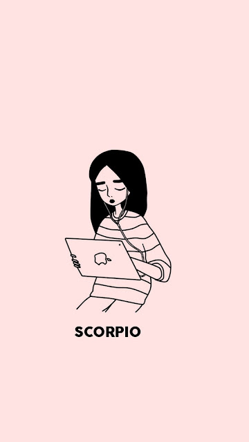 aesthetic scorpio zodiac wallpaper