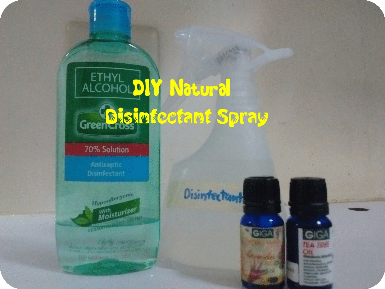 DIY Natural MultiPurpose Disinfectant Spray Hello Green Beauty