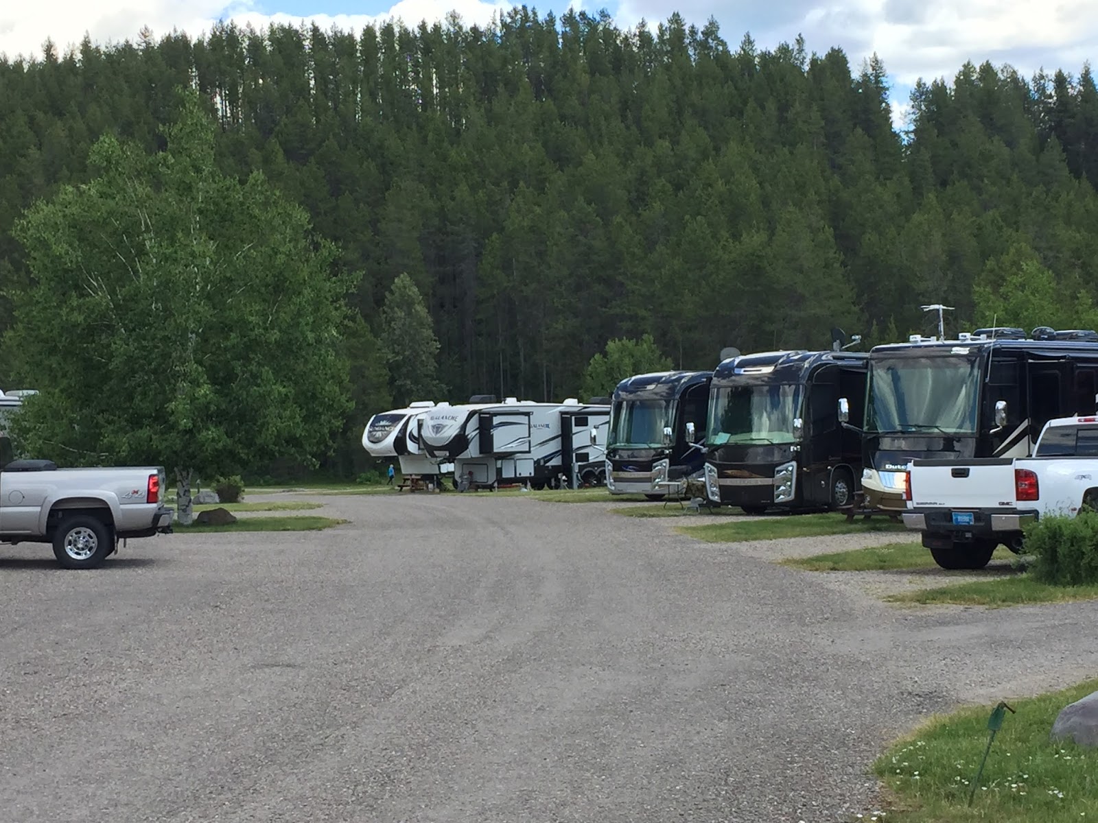 BLUE SKY AHEAD North American RV Park, Coram, Montana