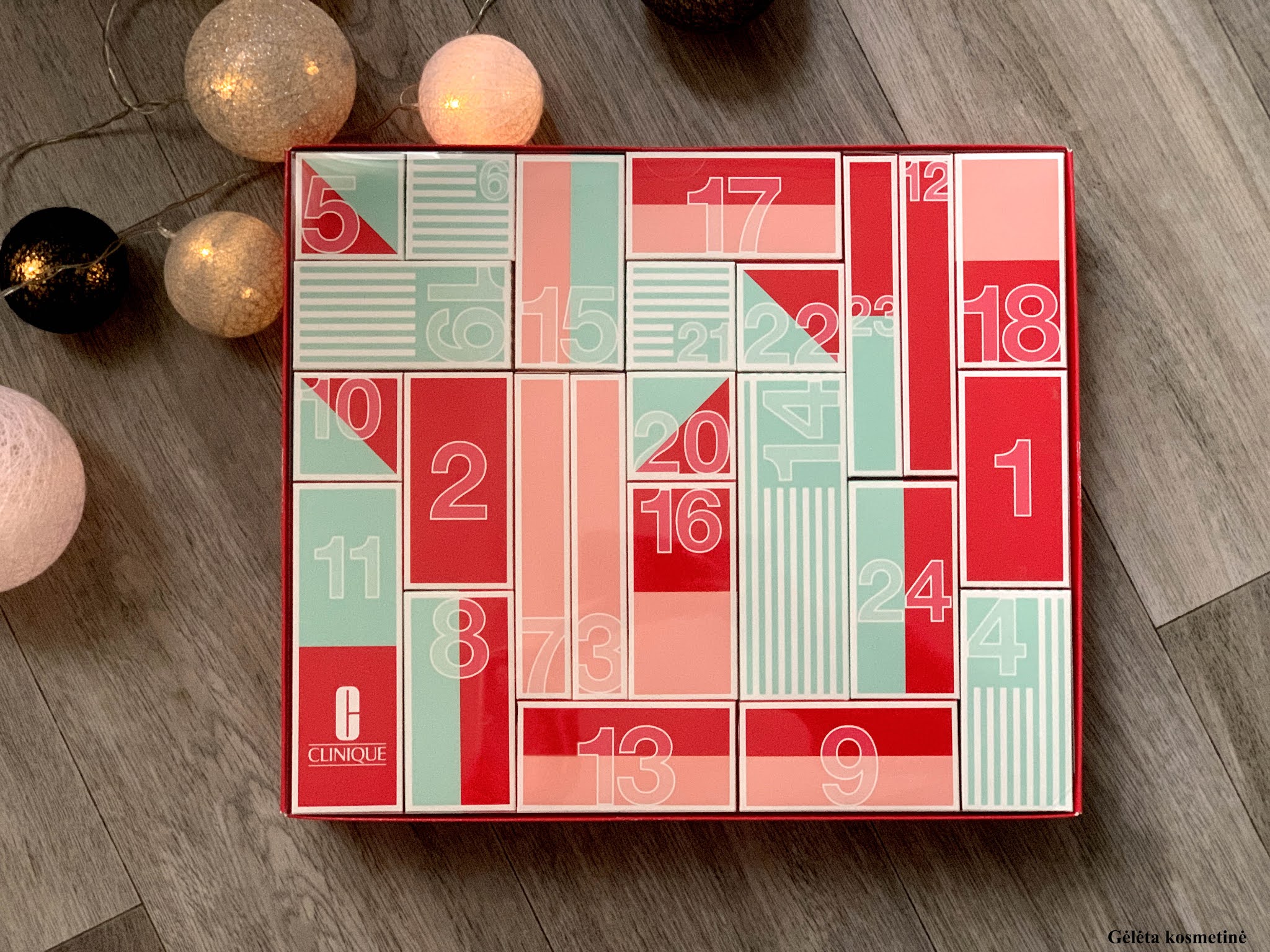 CLINIQUE 24 Days Of Clinique Advent Calendar advento kalendorius