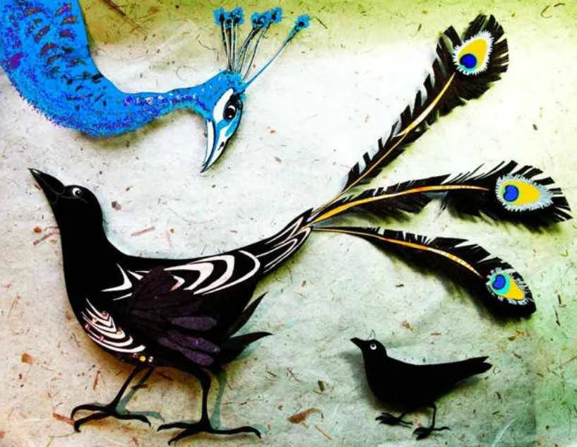 Die Krähe und andere Vögel - Eitelkeit 2 Die Kraehe und andere Voegel Eitelkeit 1