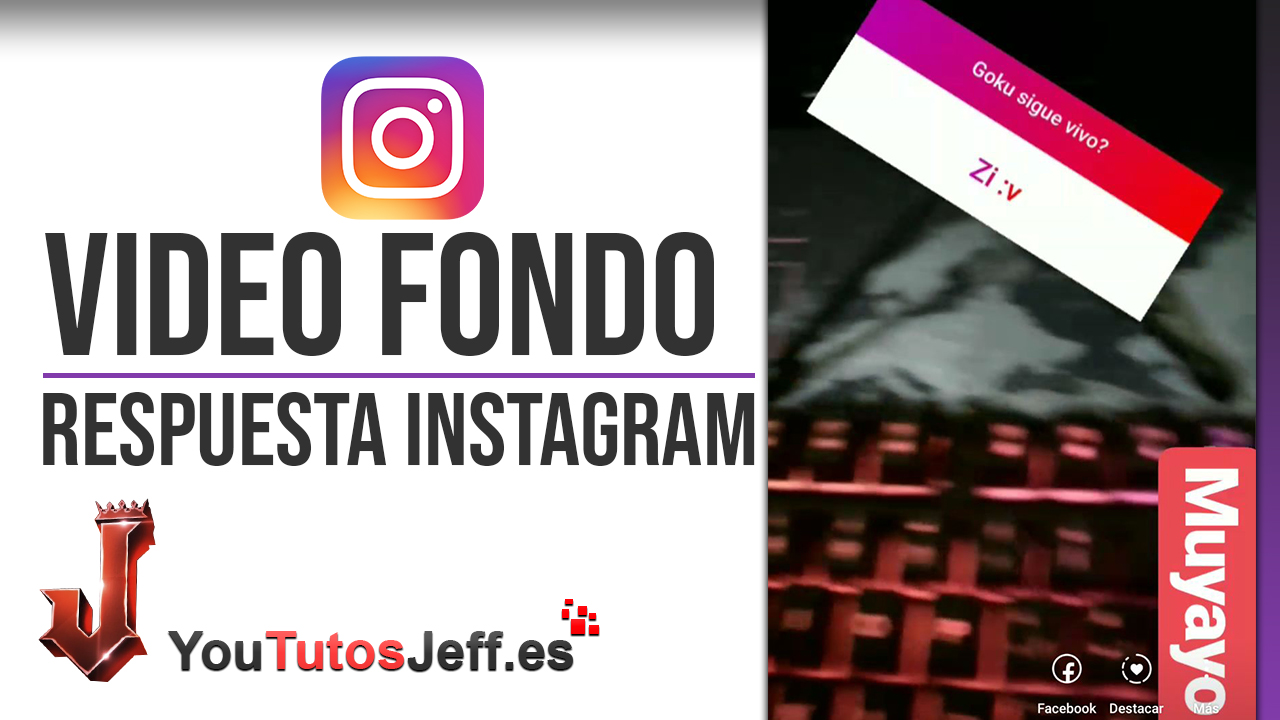 Poner Vídeo de Fondo en Respuesta Storie de Instagram - Trucos Instagram