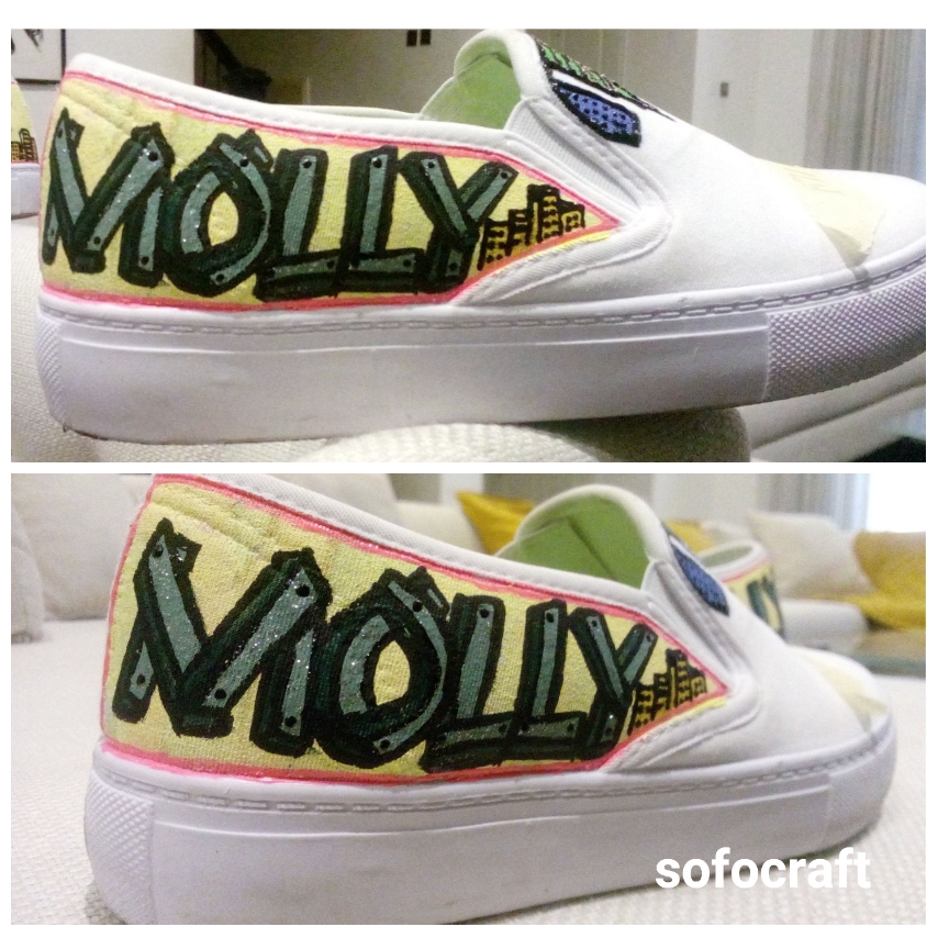 custom uptown sneakers