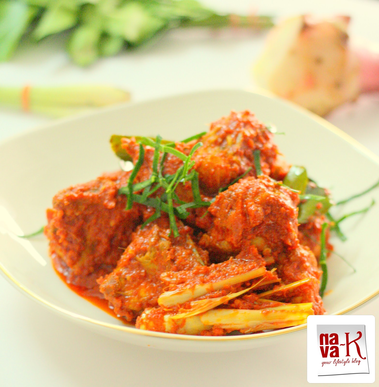 Nava-k: Sambal Ayam Serai (Chicken In Lemongrass Sauce)