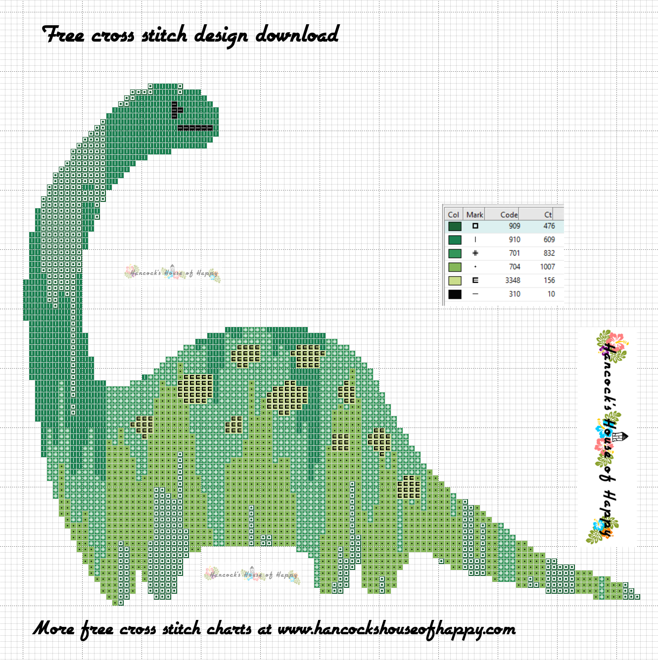 free-printable-dinosaur-cross-stitch-patterns-1000-images-about