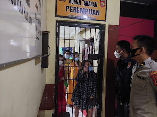 Jaga Kondusifitas Tahanan, Polres Pelabuhan Makassar rutin Cek Ruang Tahanan