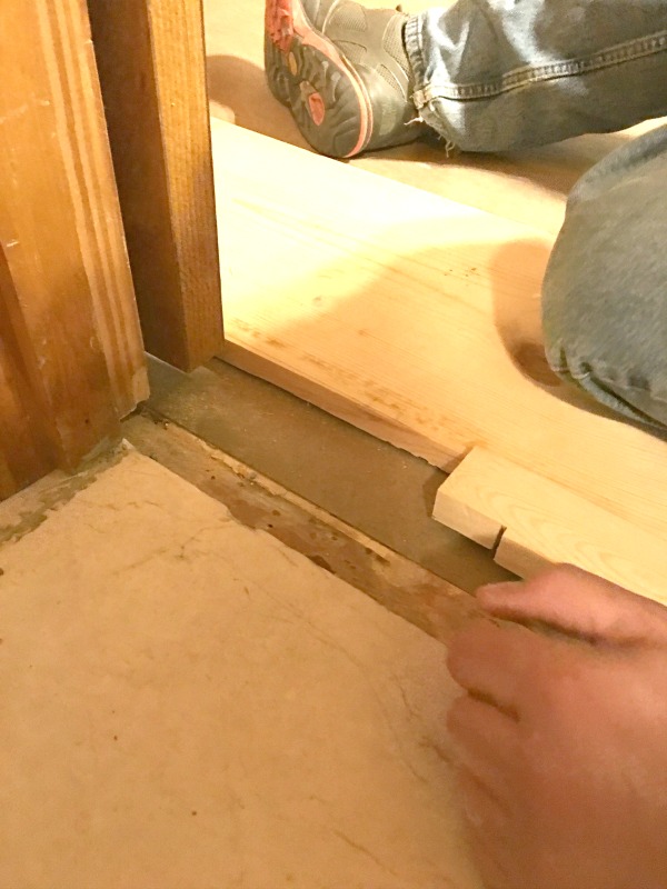 DIY Wide Plank Pine Floors | Hood Creek Log Cabin