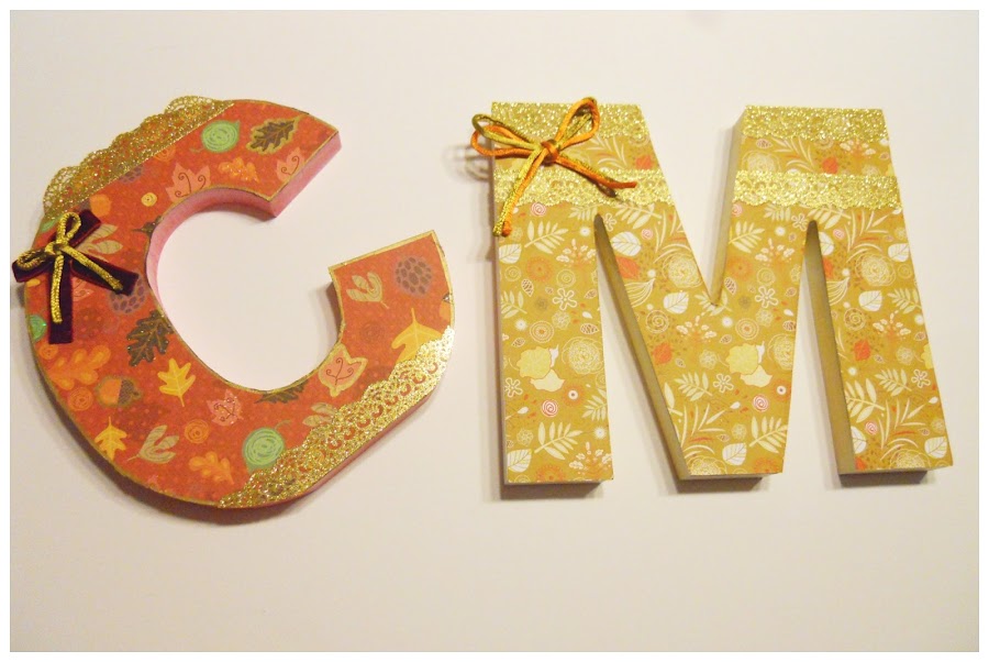 letras decorativas madera