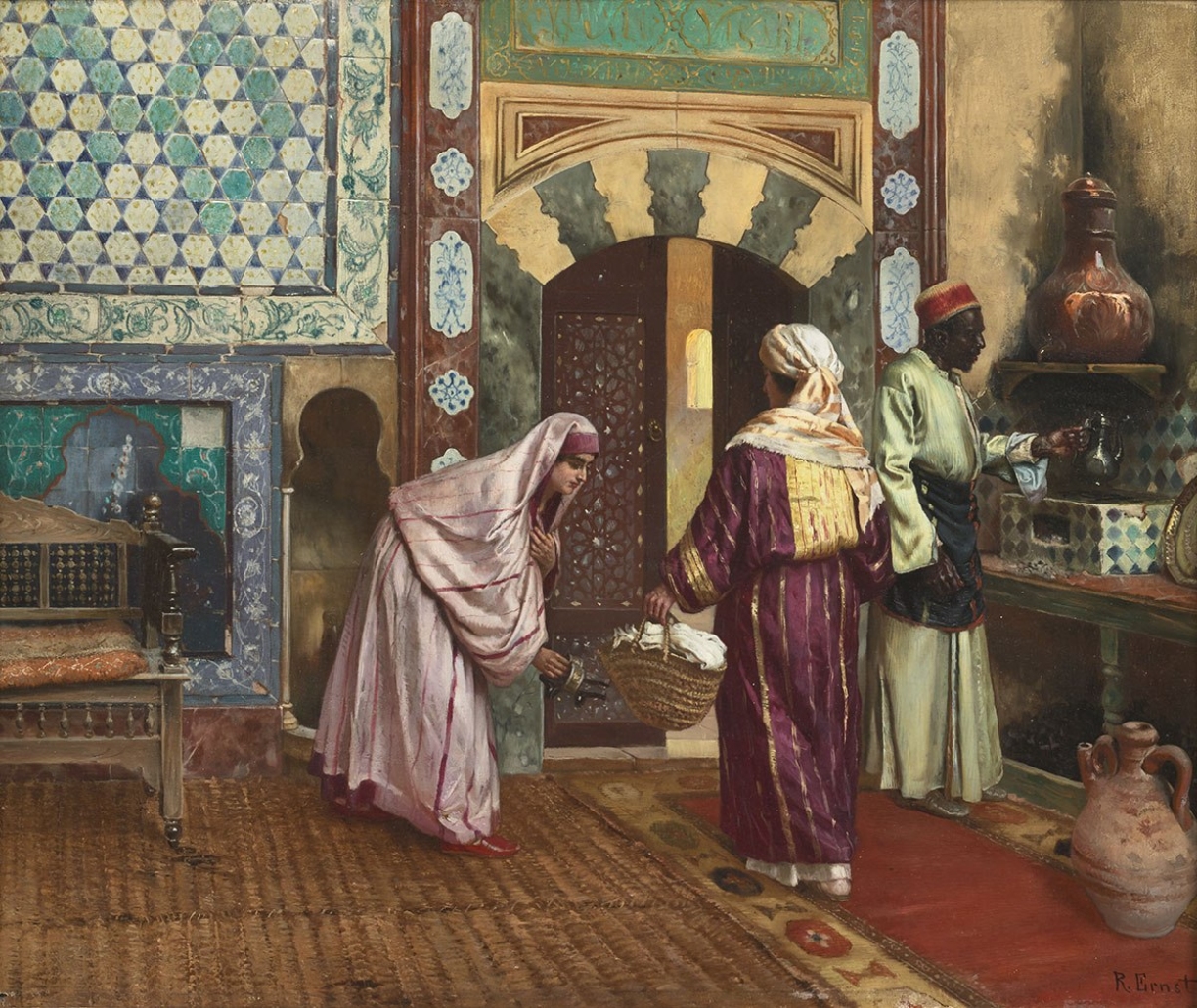 Artist Rodolphe Ernst ( rudolf ernst ) French Austrian Oriantalist