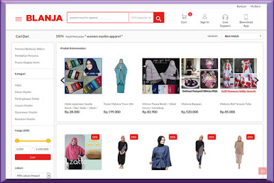 Belanja Baju Muslimah Ke BLANJA.com Saja !