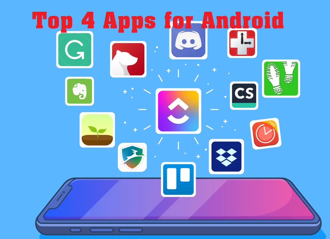 Top 4 Most Productive Apps for Android Smartphone - anookumarsikhosikhao