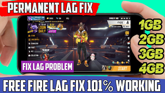 Free Fire Lag Fix Vip Config File 1Gb 2Gb 3Gb 4gb Ram Download