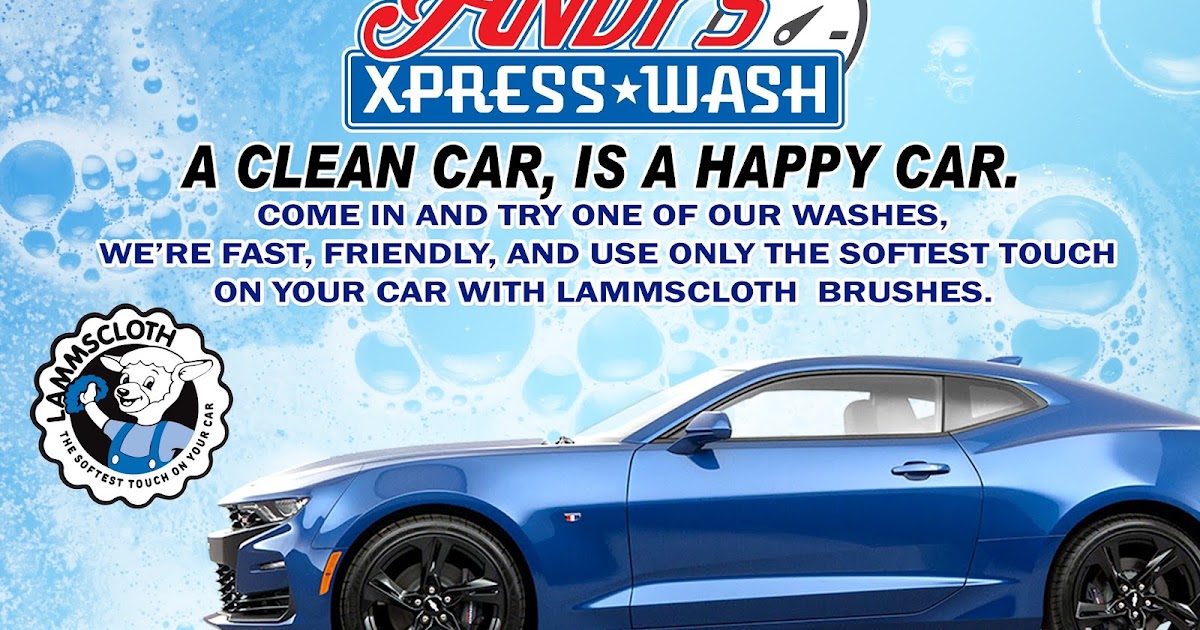 Keep your car clean, happy at Andy's Xpress Wash Menifee 24/7