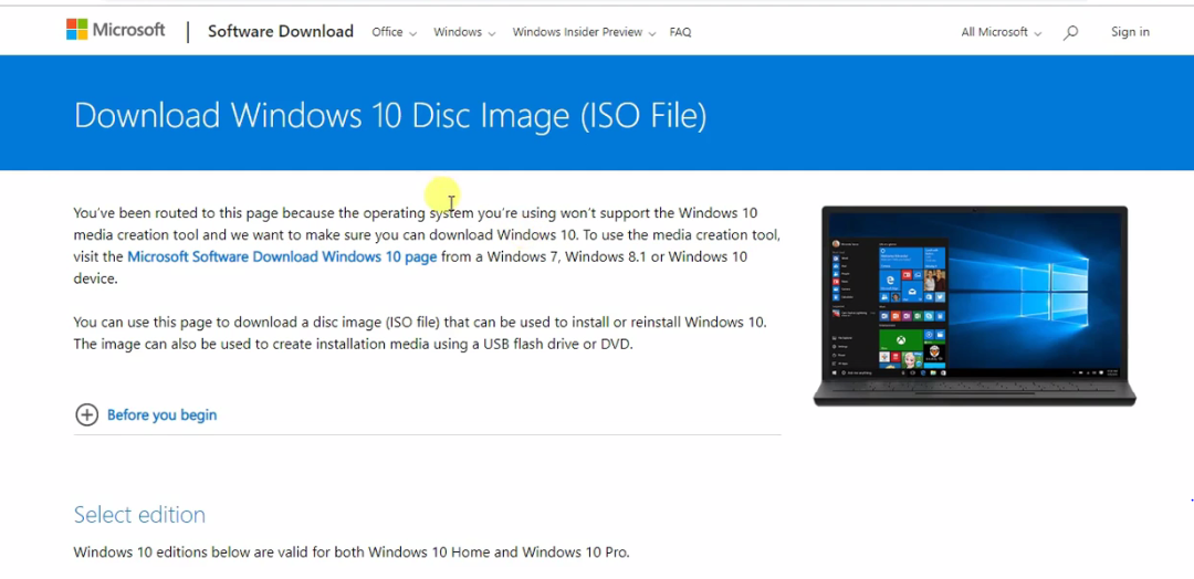 download windows 10 pro 32 bit 1809 install iso