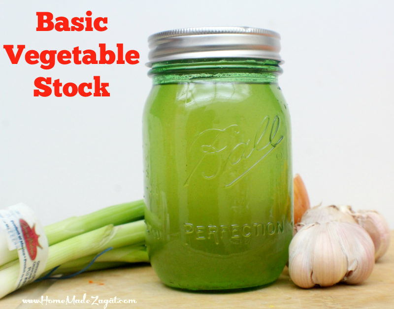 Easy and Basic Homemade Vegetable Stock