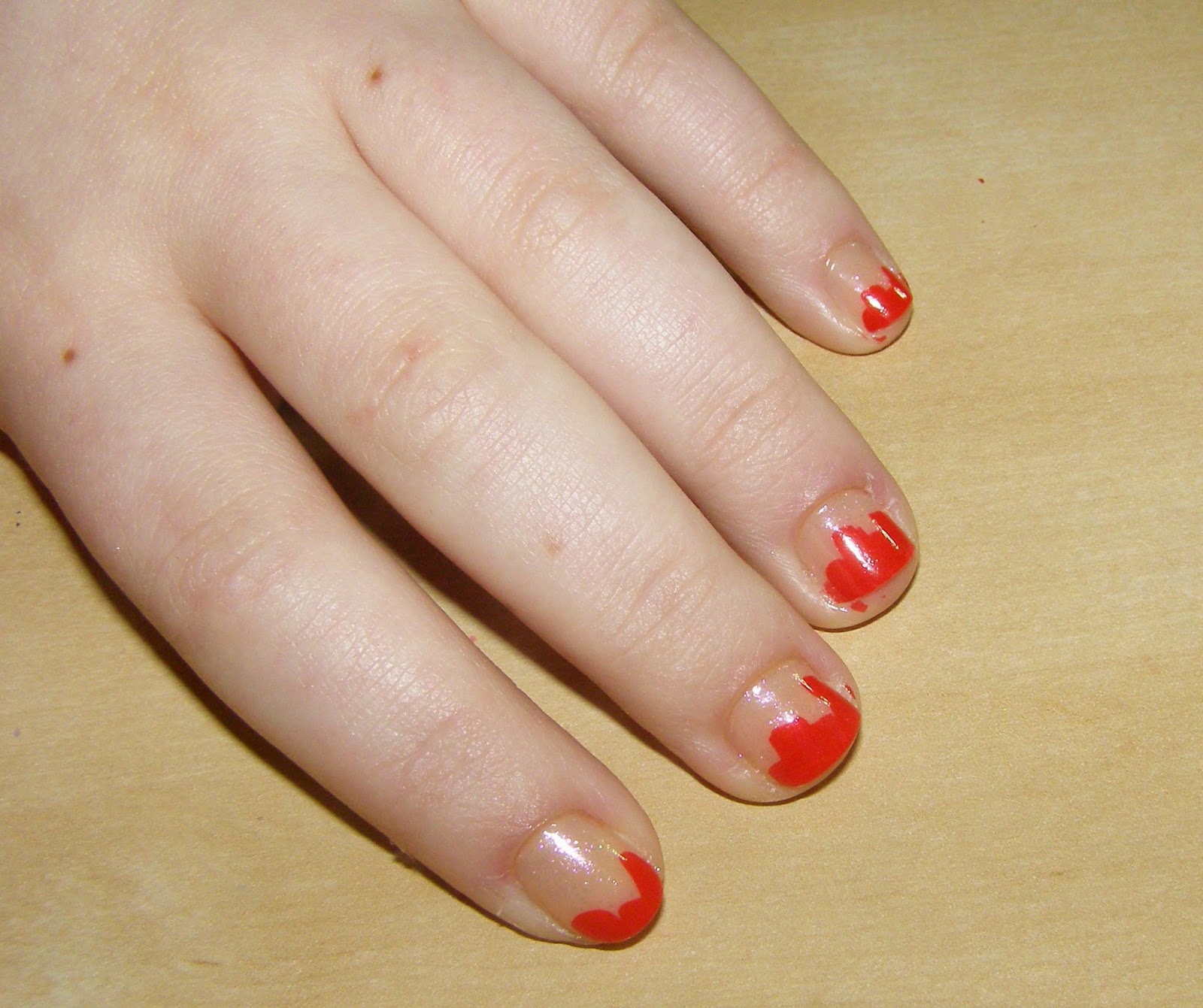 Alluring Alyss Beauty *:･ﾟ : Blood French Manicure Nail Art~!