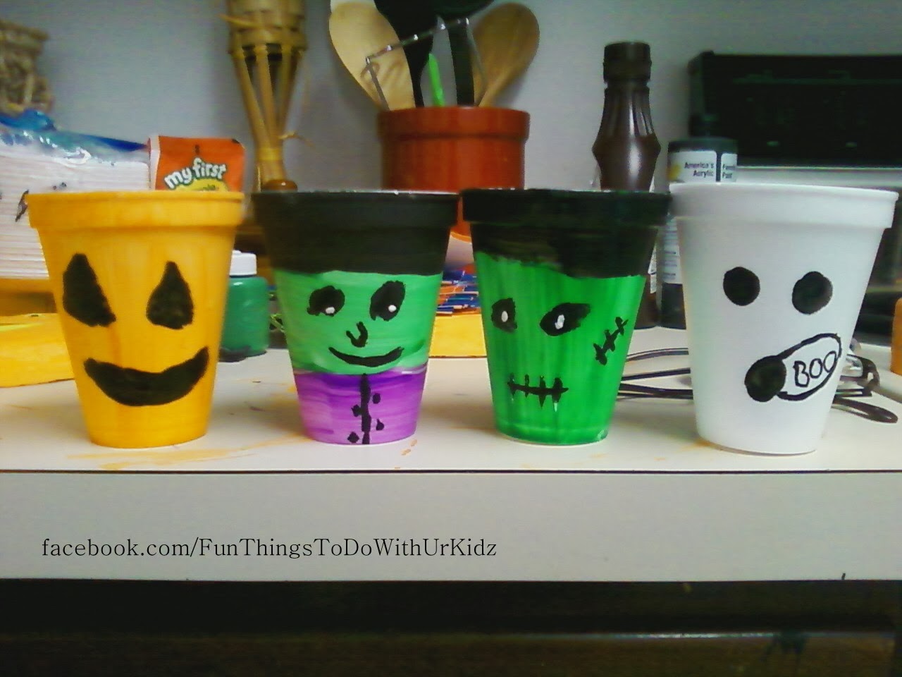 Halloween cups