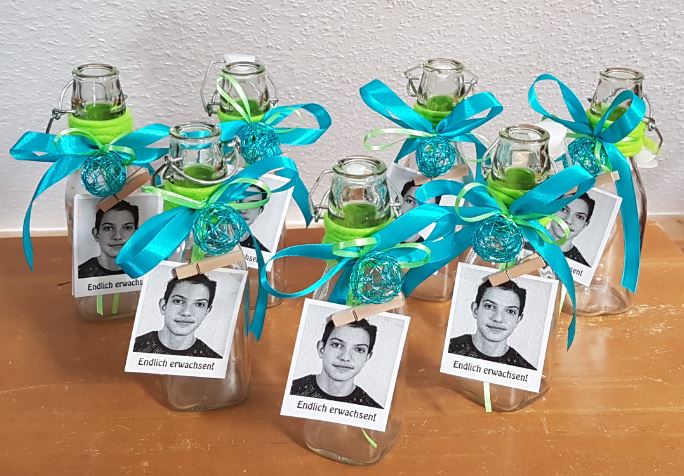 MamapiasStempelecke Tischdeko zur Jugendweihe