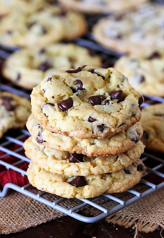 Chocolate Chip Cake Mix Cookies The Kitchen is My Playground