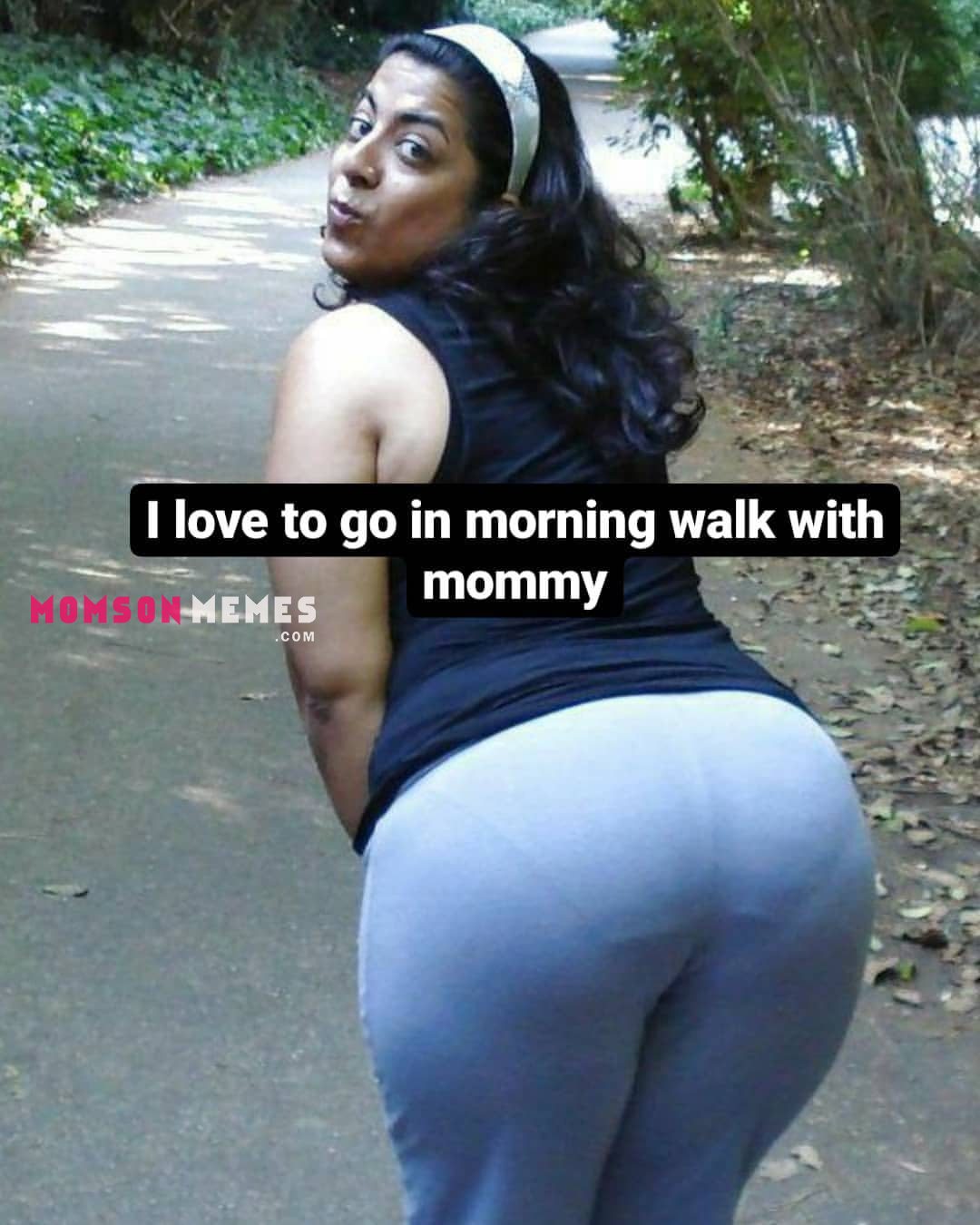 Morning walk with mom!