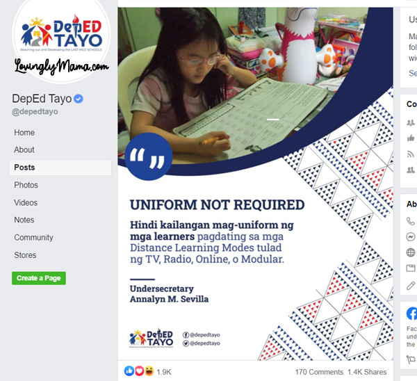 Covid-19, DepEd Tayo, Social media managers, plagiarism, DepEd breaks rules, posting photo of minor, without consent, Civil Service Commission, Philippines, legality, legal right, Undersectary Analyn M. Sevilla, DepEd Undersecretary Alain Pascua, School of Tomorrow, PACE, homeschooling, Bacolod Homeschoolers Network, homeschooling in Bacolod