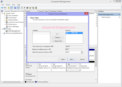 Menggabungkan Partisi Hardisk (Ekternal/Internal) Tanpa Software