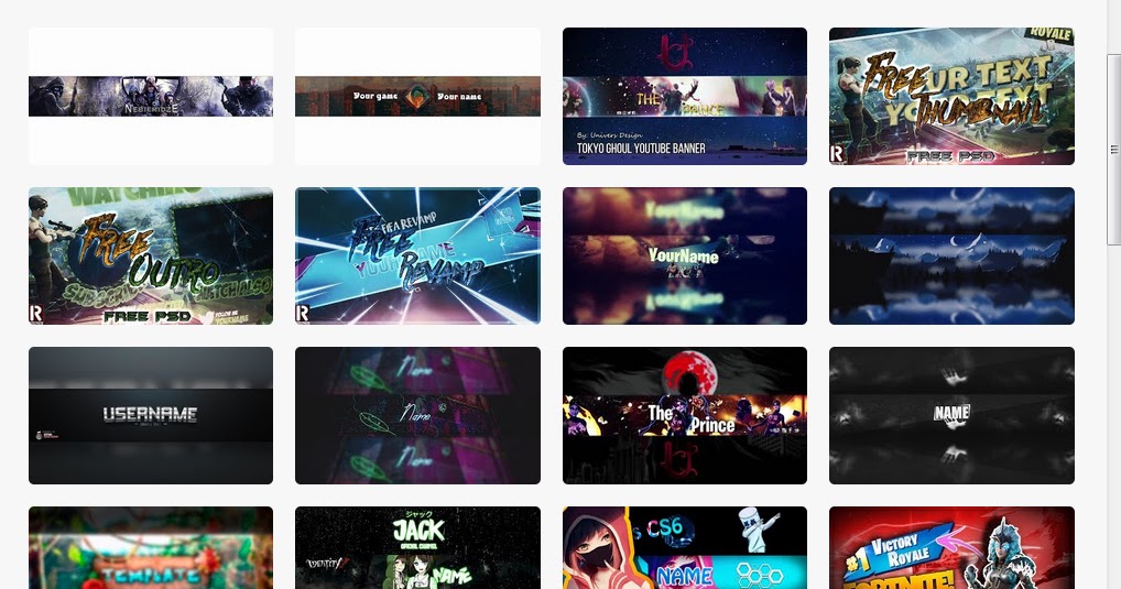 موقع خلفيات لليوتيوب جاهز للتعديل عليها2018