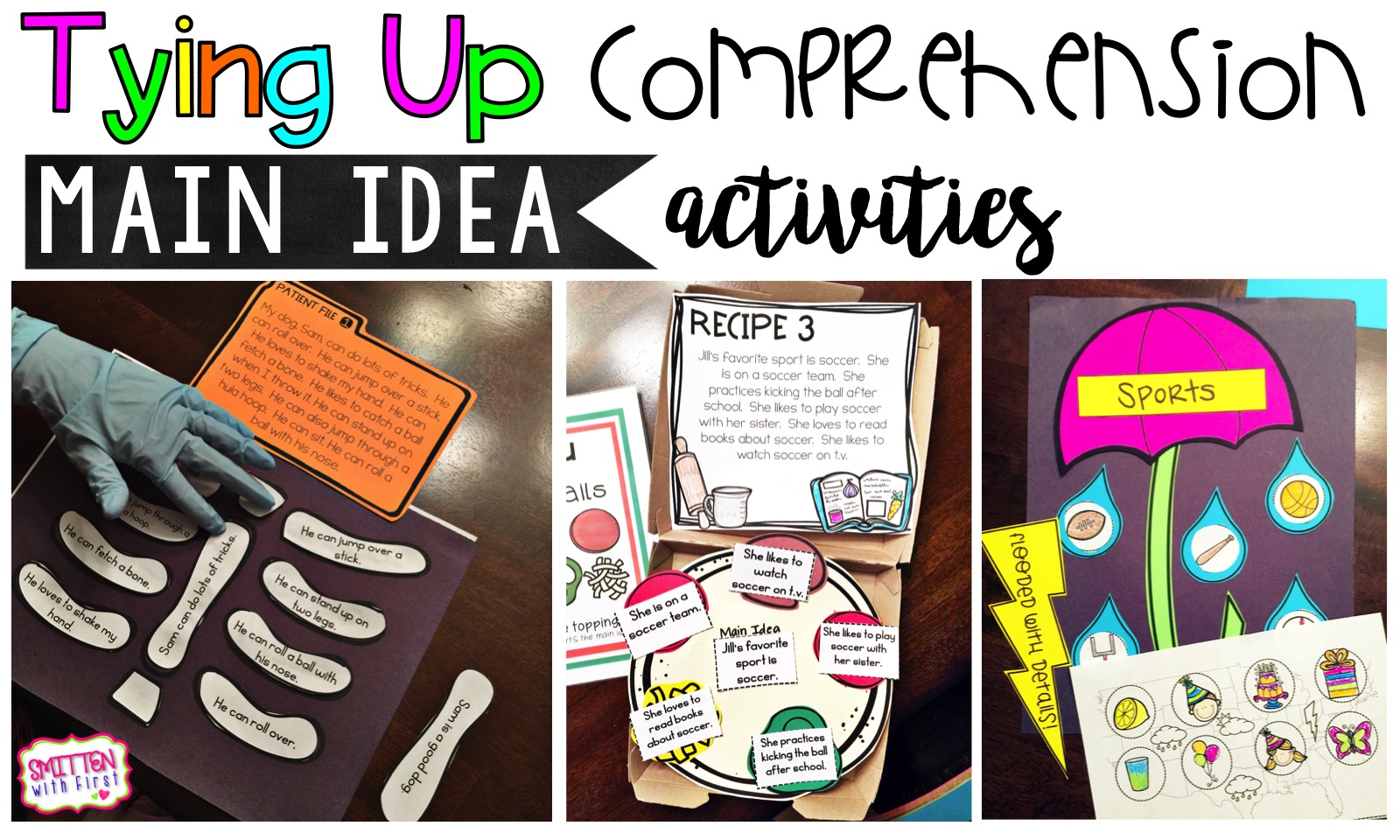 tying-up-comprehension-main-idea-smitten-with-first