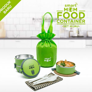 Smart Mom Food Container Set Hijau