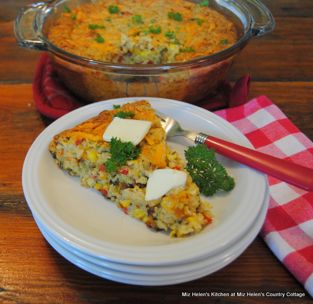 Garden Veggie Cornbread Casserole