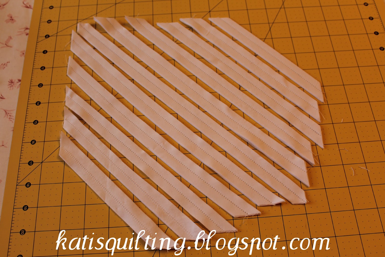 Kati's Quilting and Sewing How to make chenille strips tutorial (part 1)