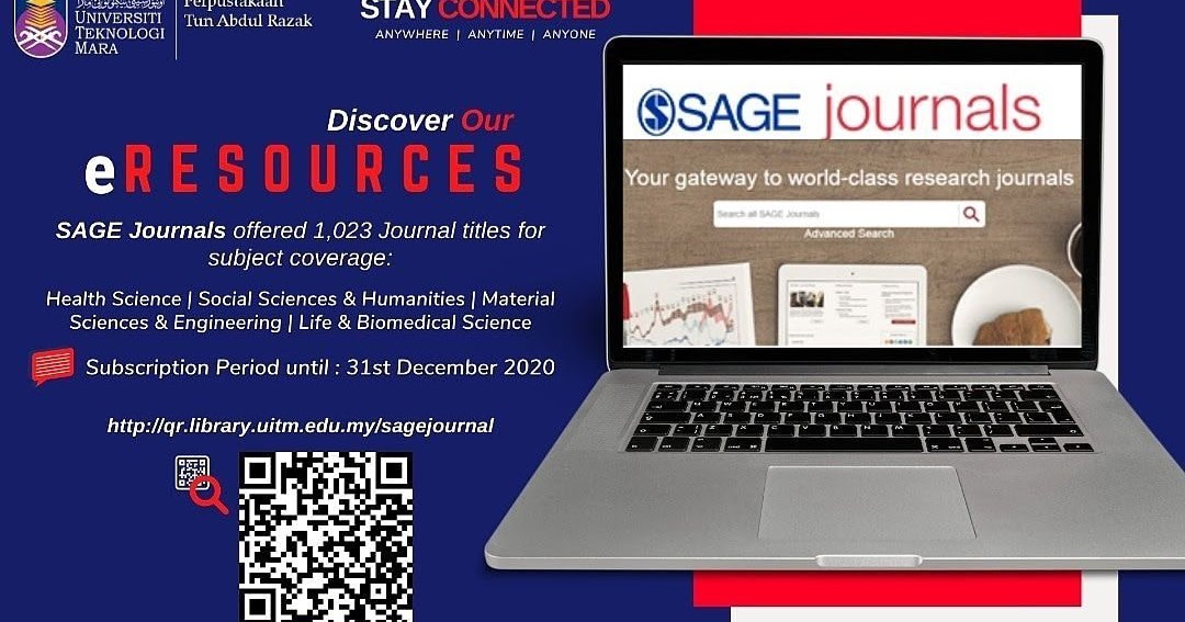 Discover our eResources Sage Journals Perpustakaan UiTM