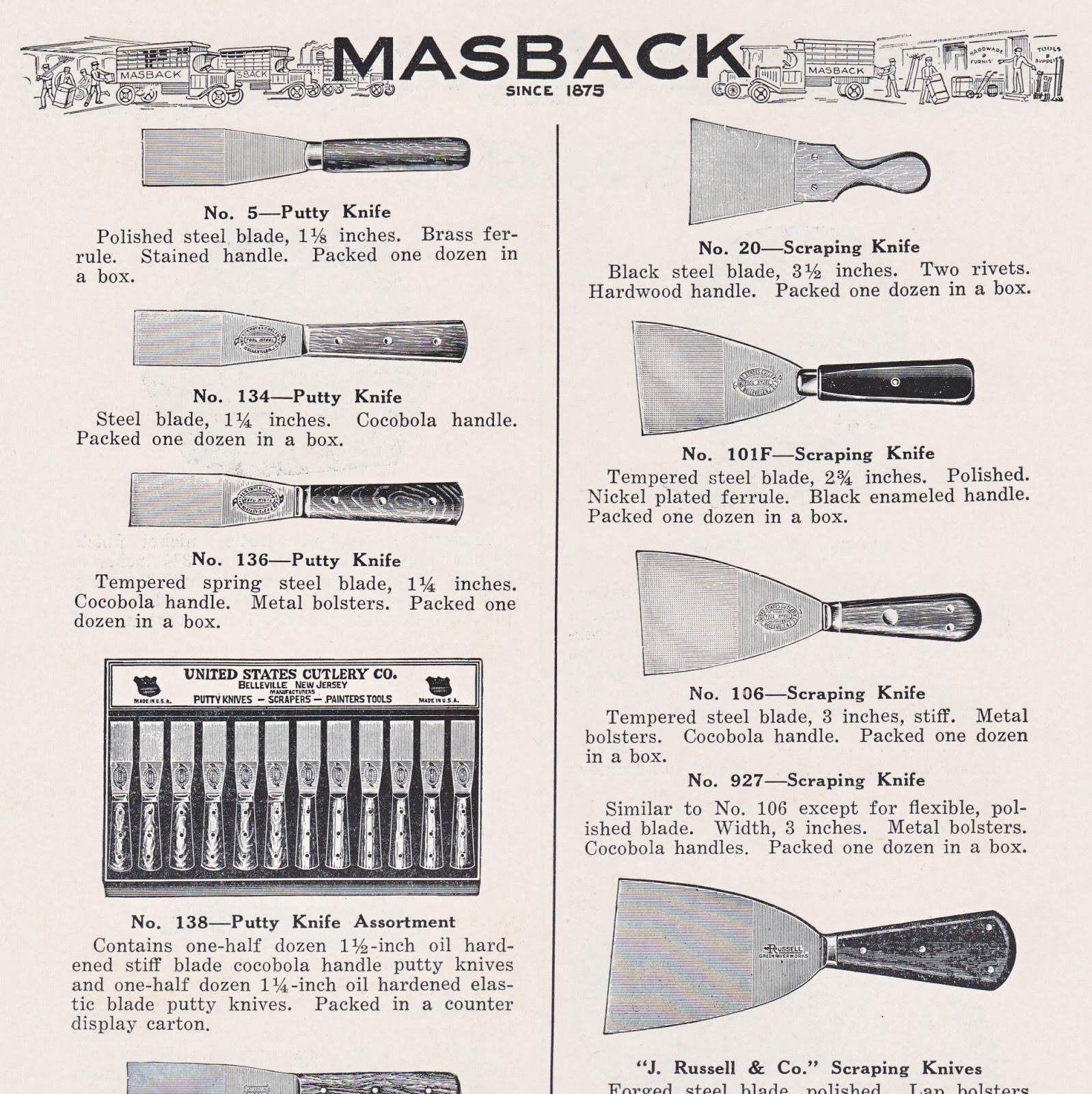 Trowel and Masonry Tool Collector Resource History of United States