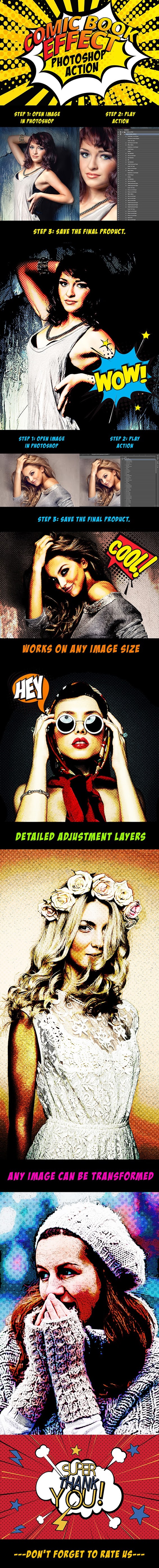 GraphicRiver - Universal Comic Book Effect Photoshop Action 20492119 2 IMAGE PREVIEW