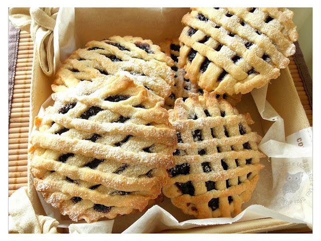 crostatine con composta di mirtillo (milk-free) per una colazione coccolosa! 